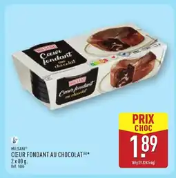ALDI MILSANI Cœur fondant au chocolat offre