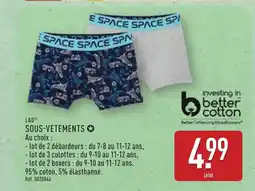 ALDI L&D Sous-vetements offre