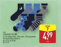 ALDI L&D Chaussettes offre