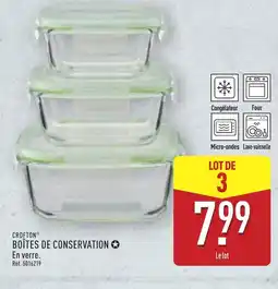 ALDI CROFTON Boites de conservation offre