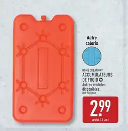 ALDI HOME CREATION Accumulateurs de froid offre