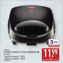 ALDI AMBIANO Appareil à omelette ou à sandwich offre