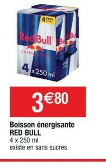 Cora x Carrefour Boisson énergisante Red Bull offre