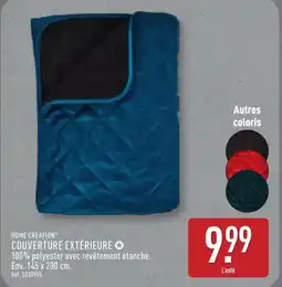 ALDI HOME CREATION Couverture extérieure offre
