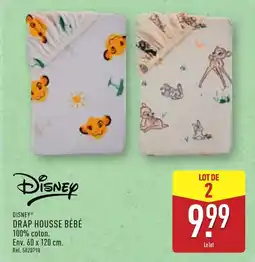 ALDI DISNEY Drap housse bébé offre
