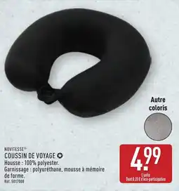 ALDI NOVITESSE Coussin de voyage offre