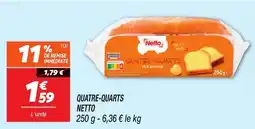 Netto Quatre-quarts netto offre