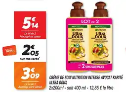 Netto Crème de soin nutrition intense avocat karité ultra doux offre