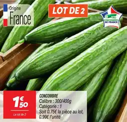 Netto Concombre offre