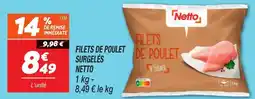 Netto Filets de poulet surgelés offre