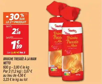 Netto Brioche tressée à la main netto offre