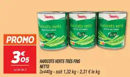 Netto Haricots verts très fins netto offre