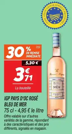 Netto Igp pays d'oc rosé bleu de mer offre