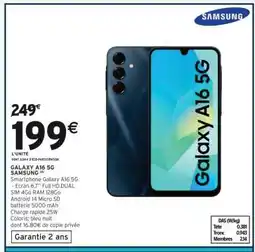 Intermarché Hyper GALAXY A16 5G SAMSUNG offre