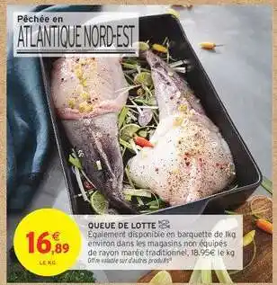 Intermarché Queue de lotte offre