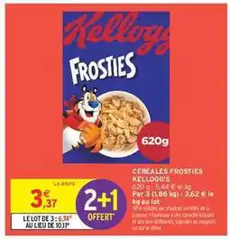 Intermarché Céréales Frosties Kellogg's offre