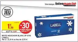 Intermarché BOITE MOUCHOIR BLANC 3P X110 offre
