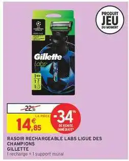 Intermarché RASOIR RECHARGEABLE LABS LIGUE DES CHAMPIONS offre