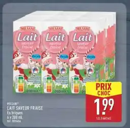 ALDI Lait Saveur Fraise offre