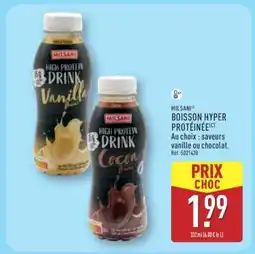 ALDI MILSANI BOISSON HYPER PROTÉINÉE offre