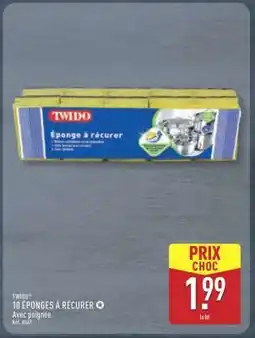 ALDI TWIDO 10 ÉPONGES À RÉCURER offre