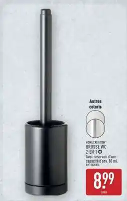 ALDI HOME CREATION BROSSE WC 2-EN-1 offre