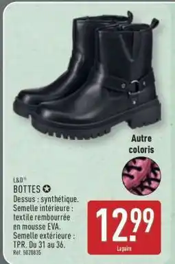 ALDI BOTTES offre