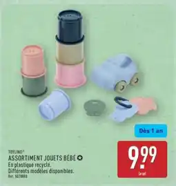 ALDI ASSORTIMENT JOUETS BÉBÉ offre