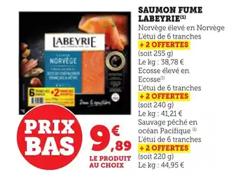 Maximarché Saumon fume labeyrie offre
