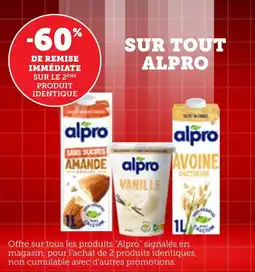 Maximarché Sur tout alpro offre