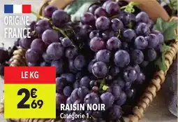 Supeco Raisin noir offre