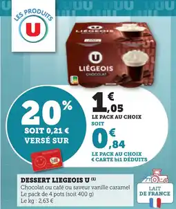 Maximarché Dessert liegeois u offre