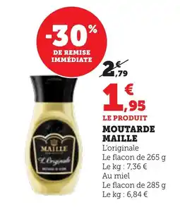 Maximarché Moutarde maille offre