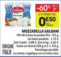 Supeco GALBANI Mozzarella offre