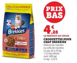 Maximarché Croquettes pour chat brekkies offre