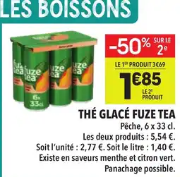 Supeco FUZE TEA Thé glacé offre