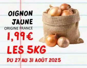Hmarket Oignon jaune offre