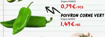 Hmarket Poivron corne vert offre