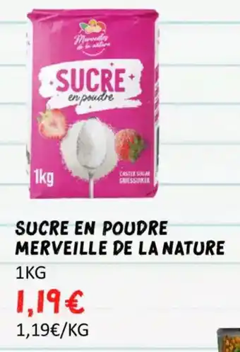 Hmarket Sucre en poudre merveille de la nature offre