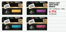 Hmarket Capsule café carte noire arabica offre