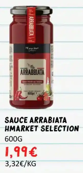 Hmarket Sauce arrabiata hmarket selection offre