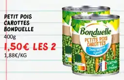 Hmarket Petit pois carottes bonduelle offre