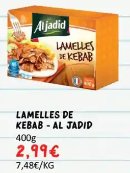 Hmarket Lamelles de kebab al jadid offre