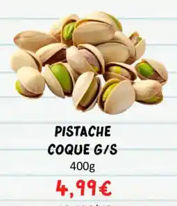 Hmarket Pistache coque g s offre