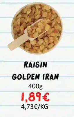 Hmarket Raisin golden iran offre
