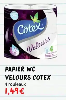 Hmarket Papier wc velours cotex offre