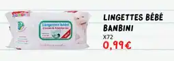 Hmarket Lingettes bébé banbini offre