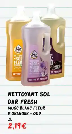 Hmarket Nettoyant sol dar fresh offre