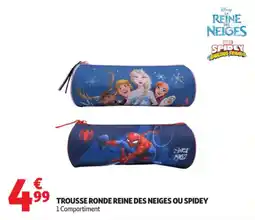 Auchan Supermarché Trousse ronde reine des neiges ou spidey offre