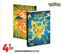 Auchan Supermarché Agenda pokémon offre